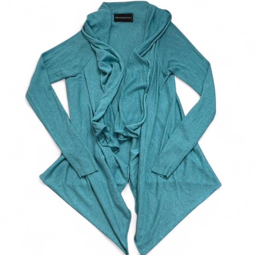 Zadig & Voltaire Silk Waterfall Cardigan